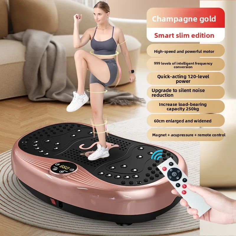 Whole Body Rhythmic Weight Loss Tool, Slimming Belly Fat and Reducing Fat Exercise Equipment Vibration Plate Body Building