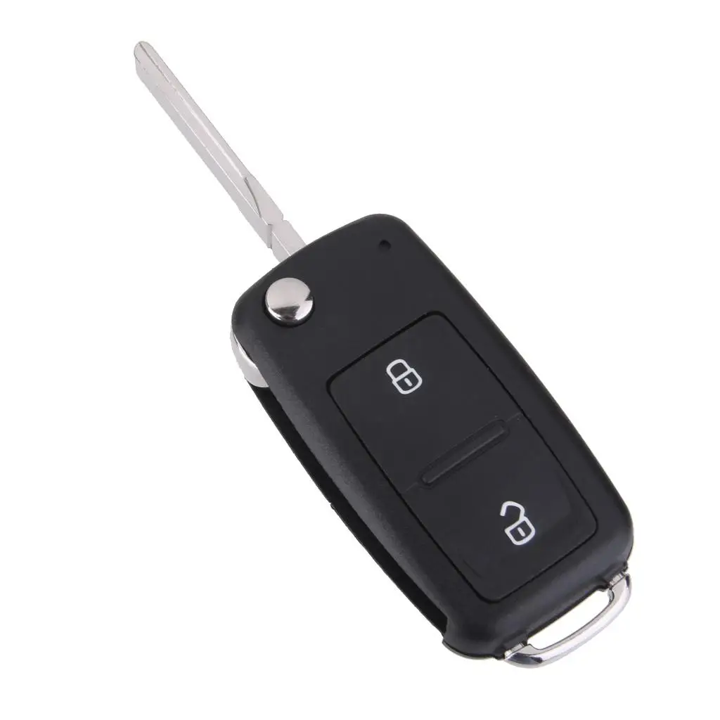 Plastic Key Shell 2 Button Key Fob Case Replacement for VW Transporter T5 Golf Housing