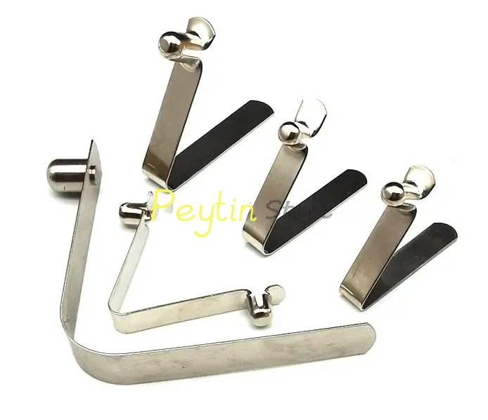 10Pcs 4.7 5 5.8 5.5 6 7 8 9mm Metal Telescopic Spring Clip In Pipe U-type Positioning Spring Clip V-type Spring