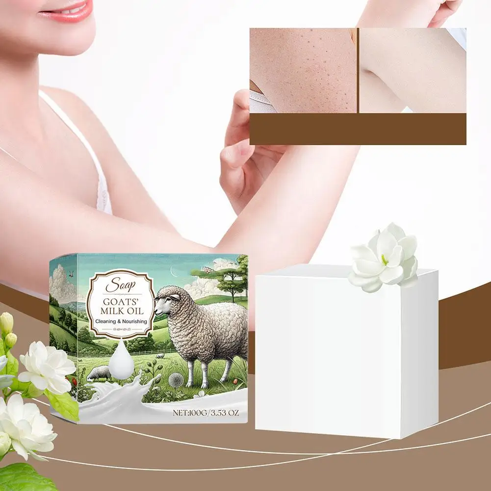 1pcs Thailand Rice Milk Soap Original Wholesale Handmade Soap Rice Milk Soap Goat Milk Soap Rice Soap for Body N7E0