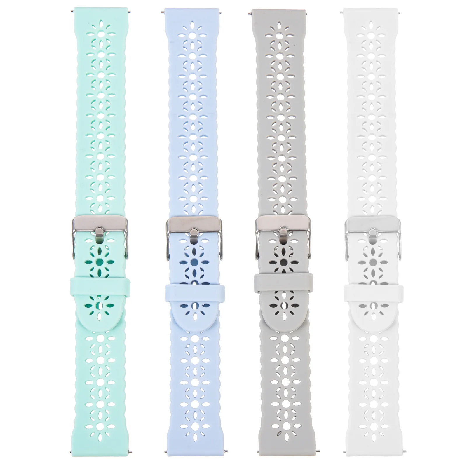 Smart Watch Band Lace Silicone Strap Decor Water Proof Replacement Watches for Women Smartwatch