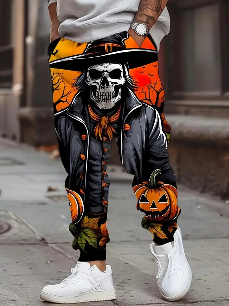 

In the spring and autumn of 2025 Wansheng's new men's long pants are comfortable and casual featuring 3D printed roller skating