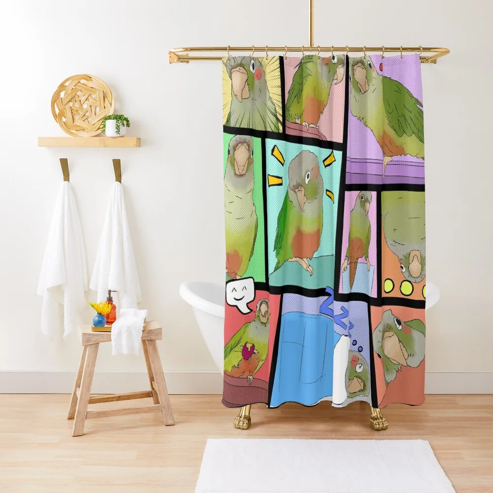 

Mango The Wonderful Bird Shower Curtain Bathroom Accessorys Washable Waterproof Fabric Shower Bathroom Accessories Curtain