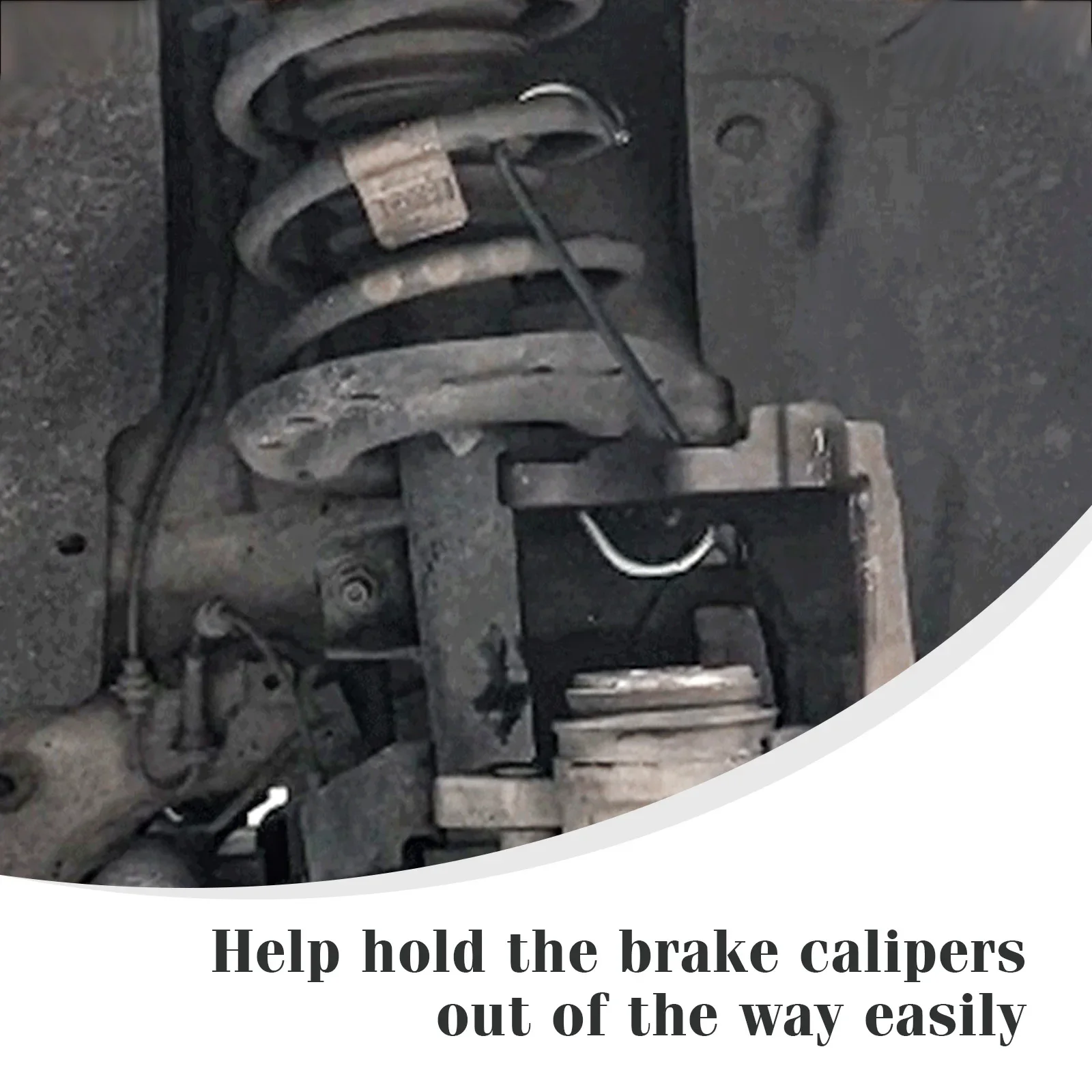 Picture 6: Car Caliper S Shape Hanger Hooks Suspension Disc Service Brake Pad Replacement Parts Help Compress Piston Repair Tool for Auto