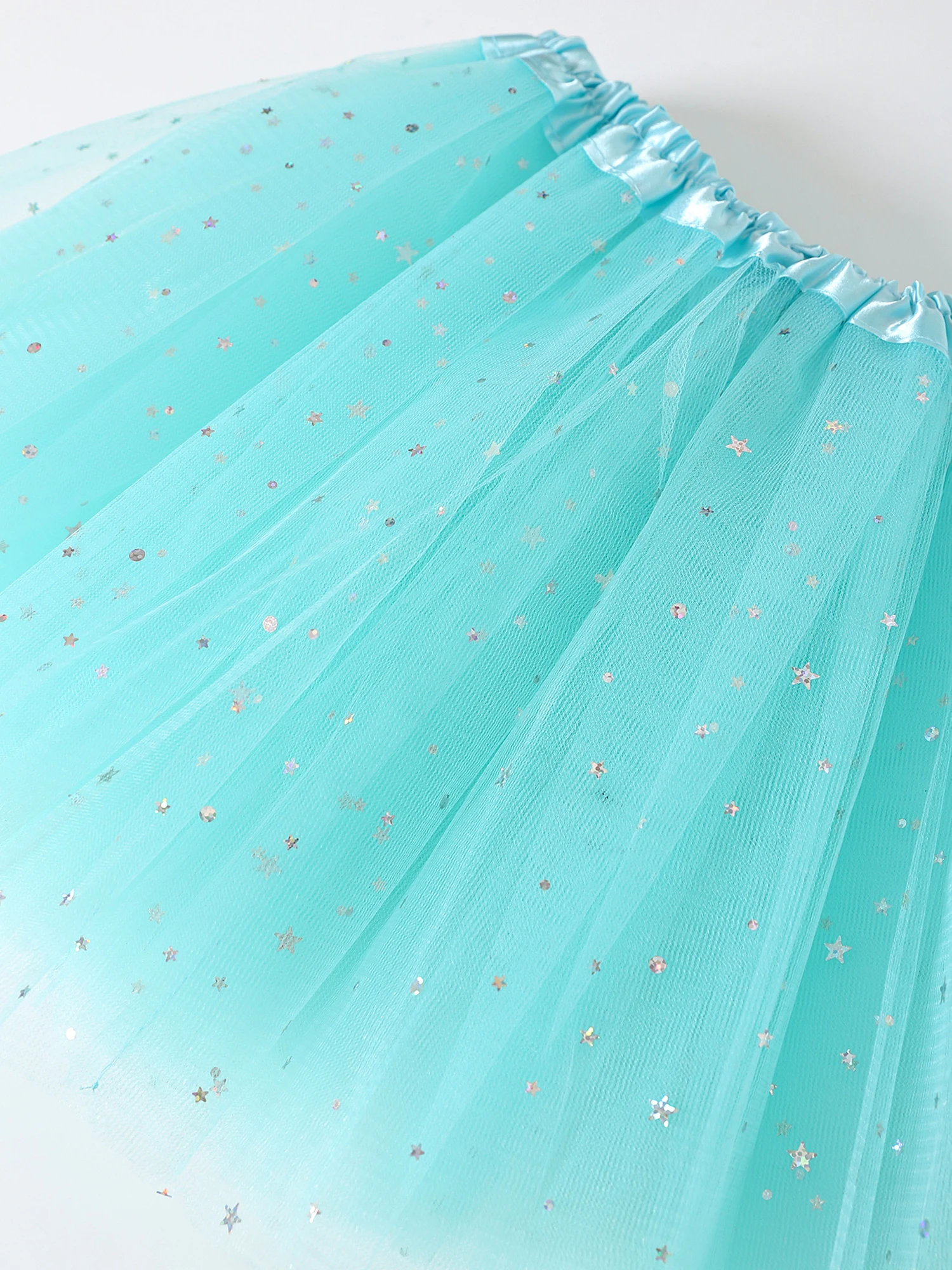 Baby girls Star Glitter Dance Tutu Skirt For Girl Sequin 3 Layers Tulle Toddler Pettiskirt Children Chiffon 2-8T