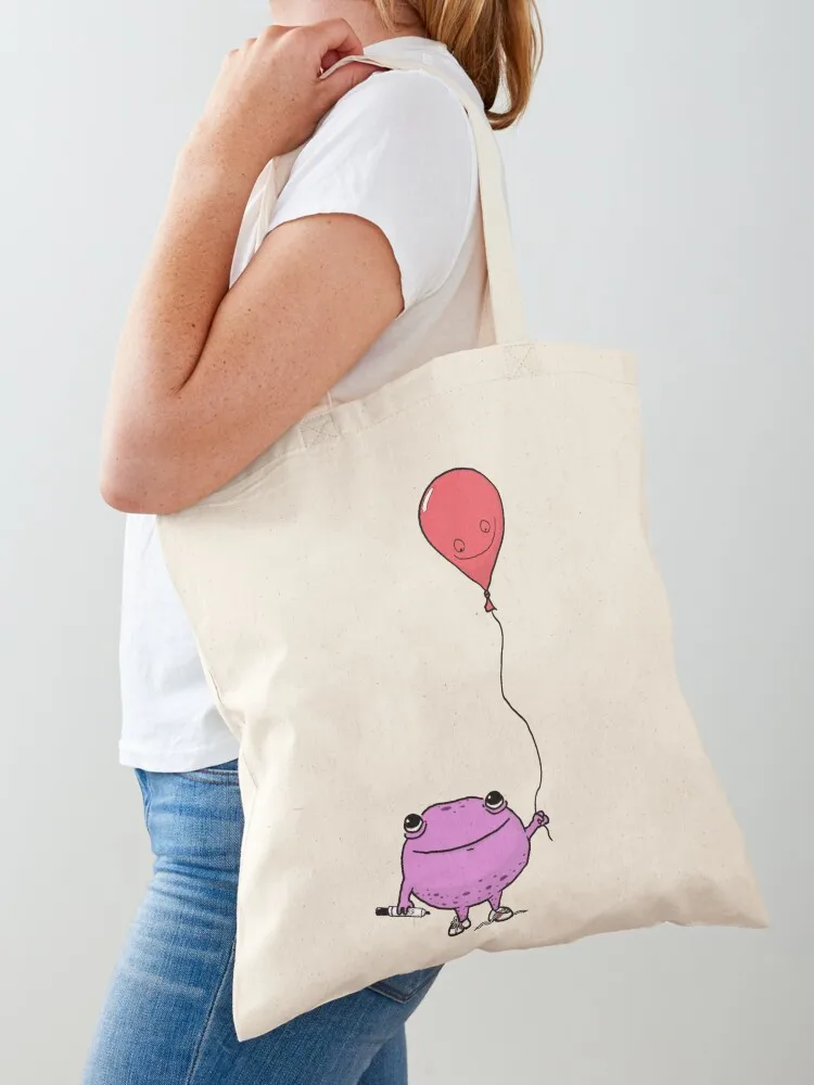 Blomp and Balloon Tote Bag shopper bag woman tote bag custom custom canvas custom fabric