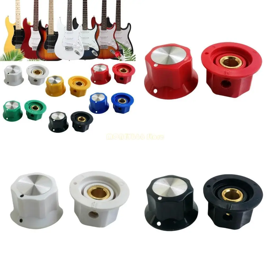 F62C كهربائي التحكم في تأثير الجيتار المقبض 25x14.5mm تأثير الجيتار