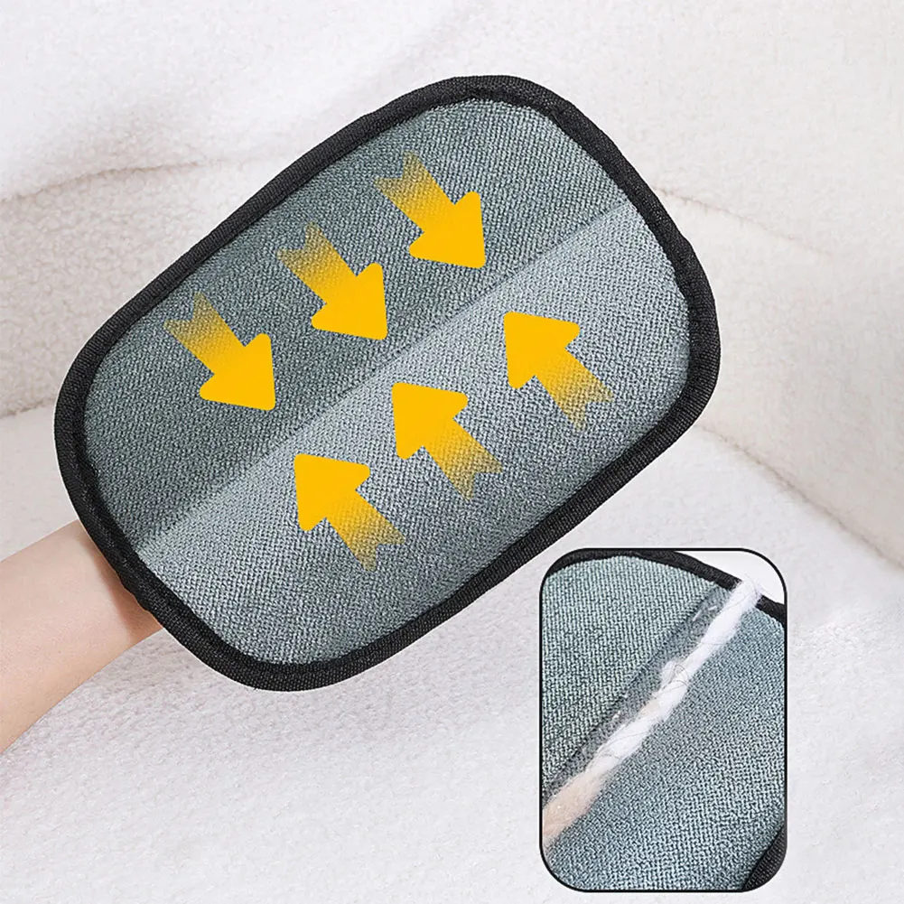 1-10PCS เครื่องมือกําจัดขนสัตว์เลี้ยง Pet Grooming ถุงมือ Reusable Static Removal ถุงมือสําหรับสุนัขแมวยาว/สั้น/ผมสําหรับพรมเสื้อผ้า