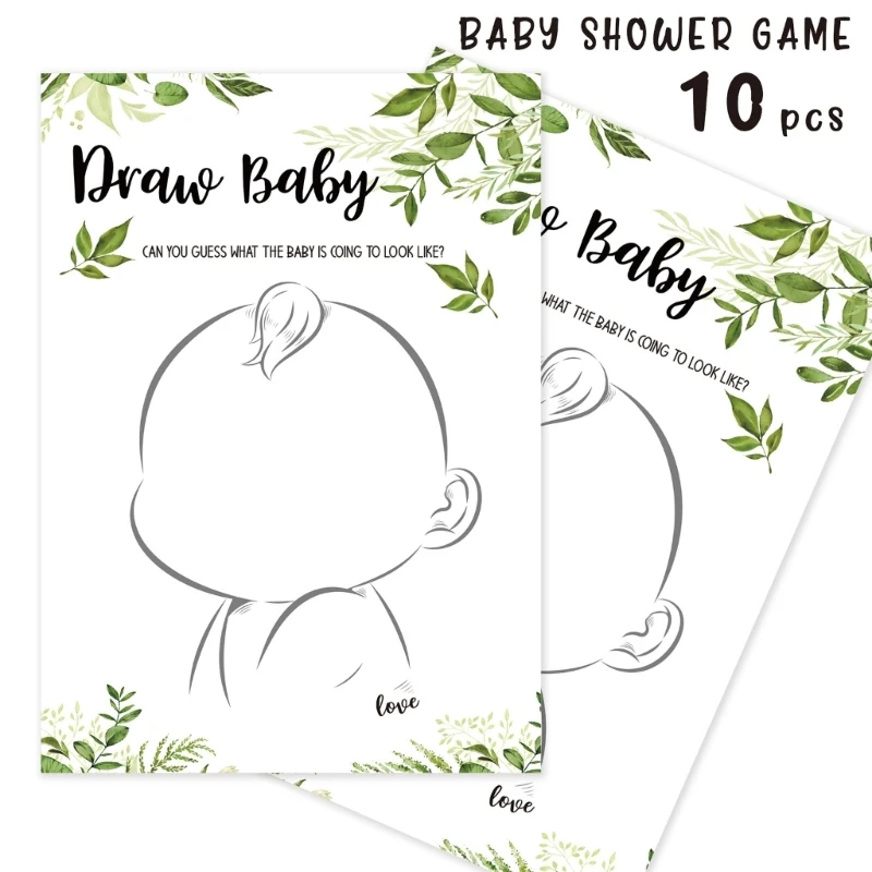 10pcs Baby Shower Game Card Baby Prediction And Advice Cards Fun Gender Neutral