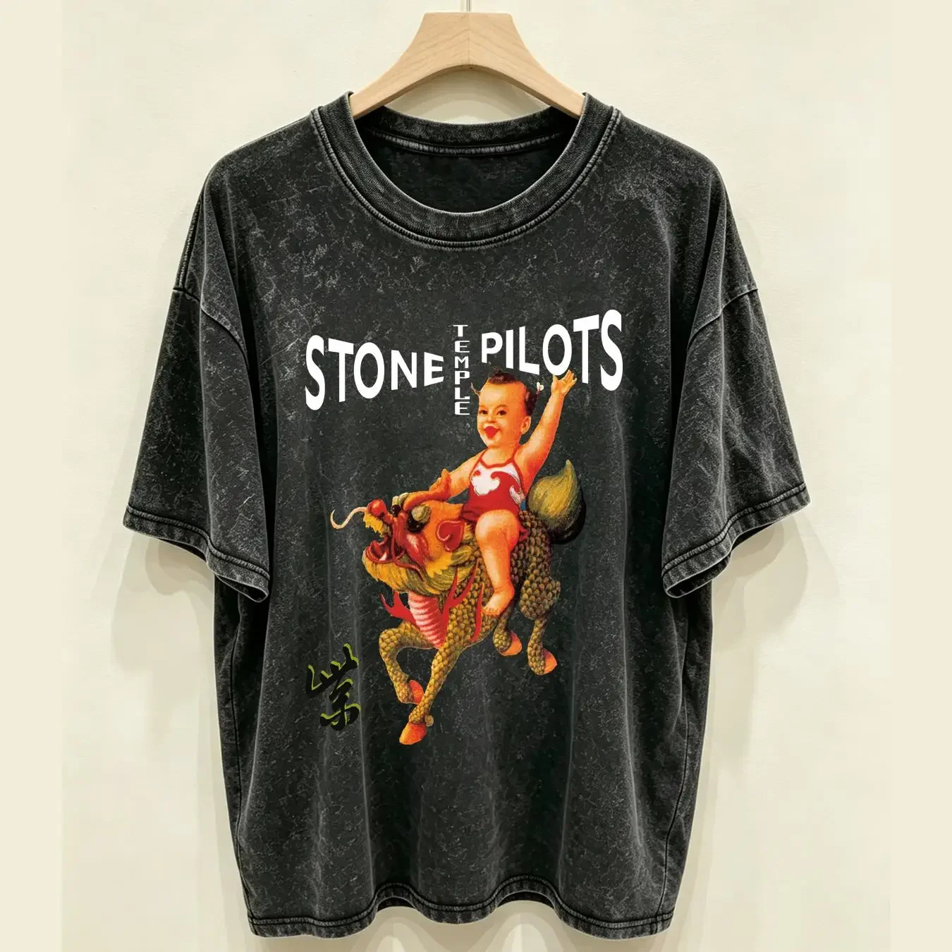 washed T Shirt Stone Temple Pilots Purple S M L 234XL IK285 vintage Washed Stylish homme Casual Slightly Top For Everyday Wear