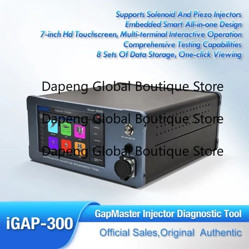 

iGAP-300 Mega V4 V2 Gap Sm-art 7" Touch Screen Common Rail Injector Tester for Solenoid Piezo Sie-mens VDO Diagnostic Tool
