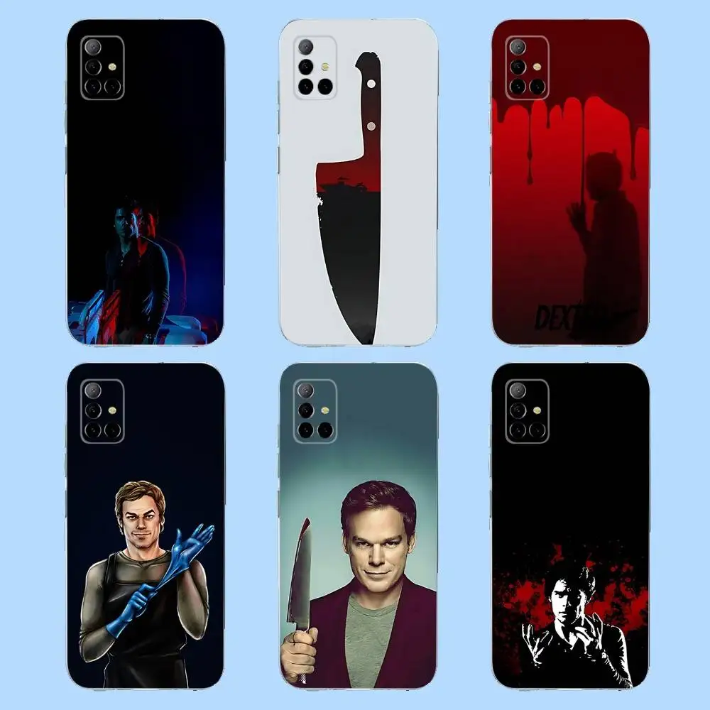 

D-Dexter M-Morgan Phone Case For Samsung S 23,22,10,9,8 A 71,52,51,30,21S,12 PIus,E,Lite Note20 Ultra Clear Soft