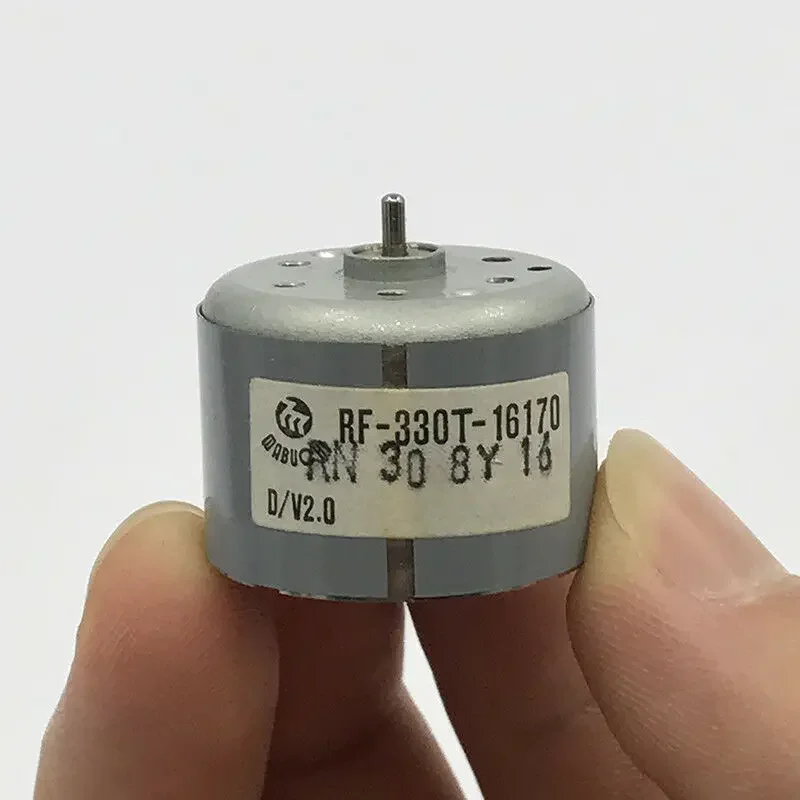 MABUCHI RF-330T-16170 DC 1.5V 3V 5V 6V 6400RPM Micro 24mm Round Spindle Solar Power Motor DIY Toy Hobby Fans Model