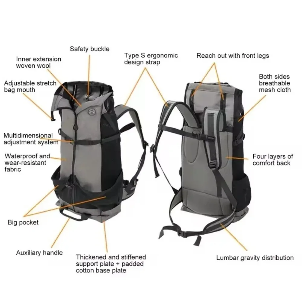 Multifunctional Outdoor Pet Backpack Anti-pinch Fur Big Dog Backpack Anti-escape Backpack for Going Out To Walk The Dog