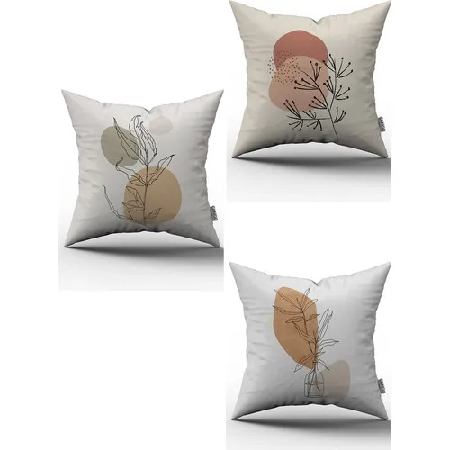 Digital Printed Pillow & Throw Pillow Cover Set of 3. Digital Printed Pillow Cushion Cover 43x43 cm. Home, ogis use and gift.