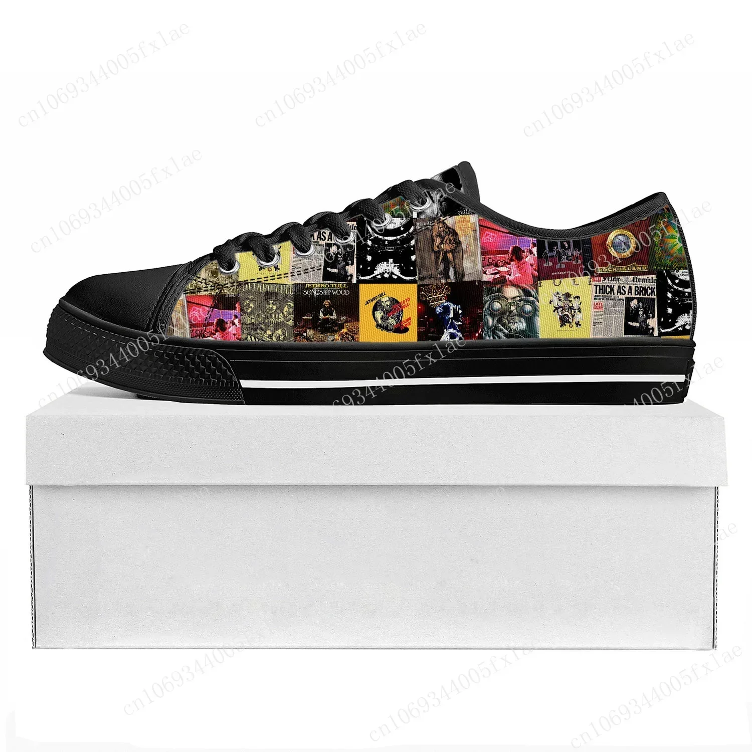 Jethro Tull Folk Band Low Top Good Quality Sneakers Mens Womens Teenager Canvas Sneaker Music Casual Shoes Custom Couple Shoe