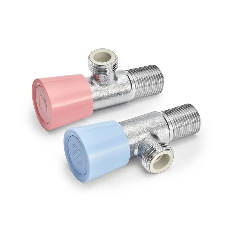 

Diiib G1/2" Hardware Thickened Brass Ceramic Core Angle Valve Spray Sanding For Cold And Hot Water Use Kitchen&Bathroom
