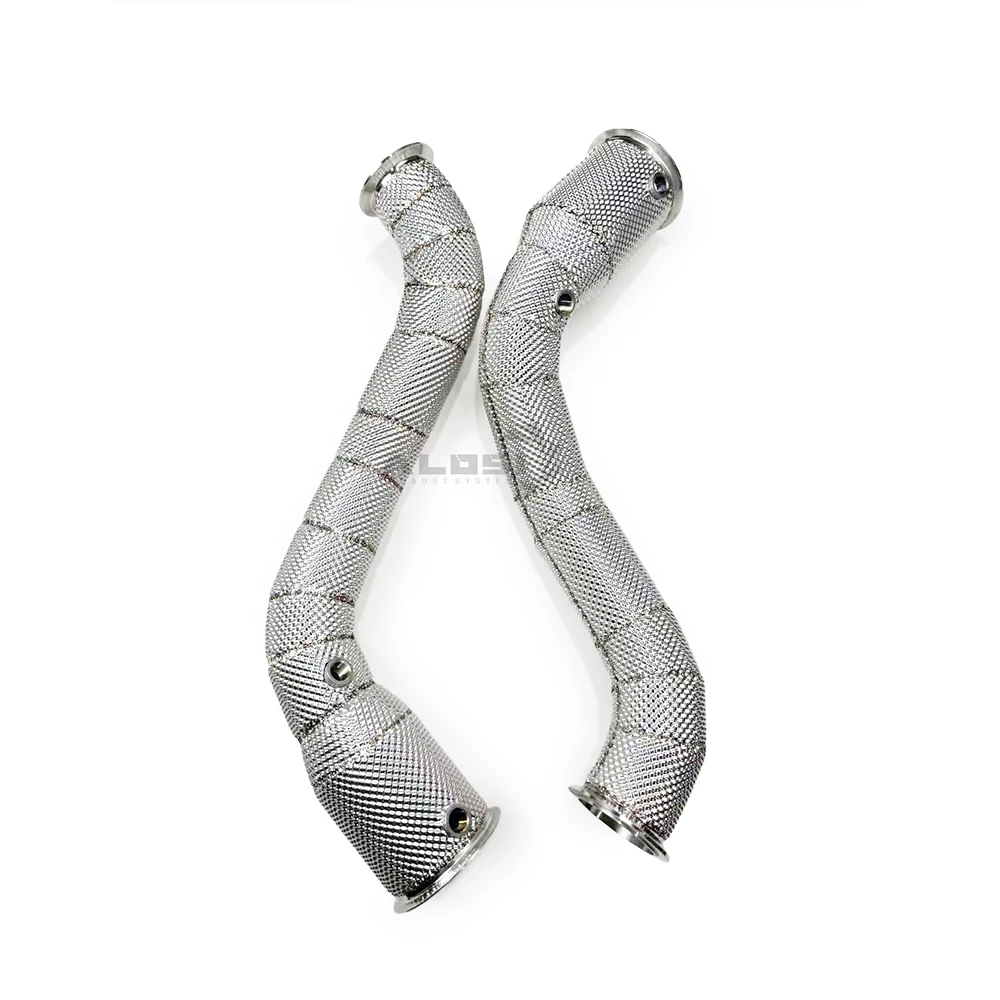 

Exhaust Downpipe is suitable for McLaren GT 4.0T 2019-2023 with thermal insulation performance for exhaust free flow downspout e