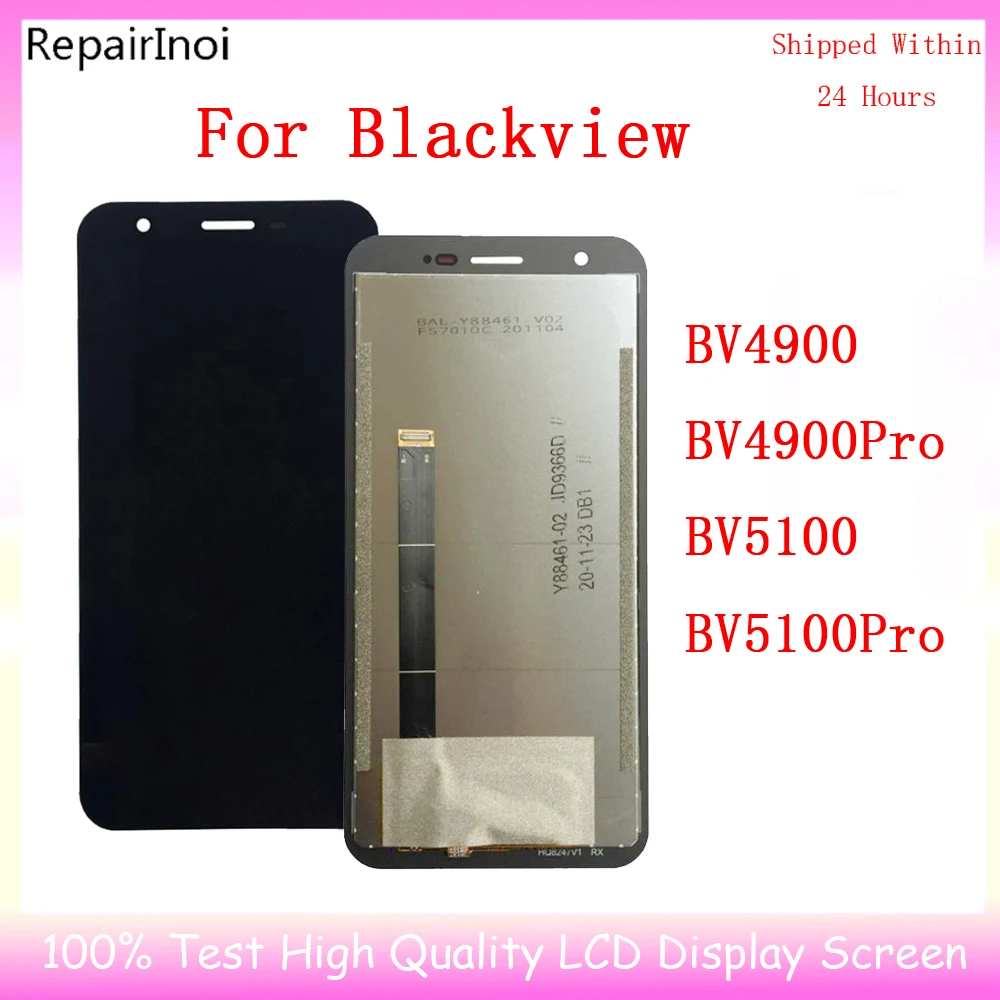 Nowy oryginał dla Blackview BV4900 bv4900Pro BV5100 Pro LCD i ekran dotykowy Digitizer moduł wyświetlacza akcesoria montaż