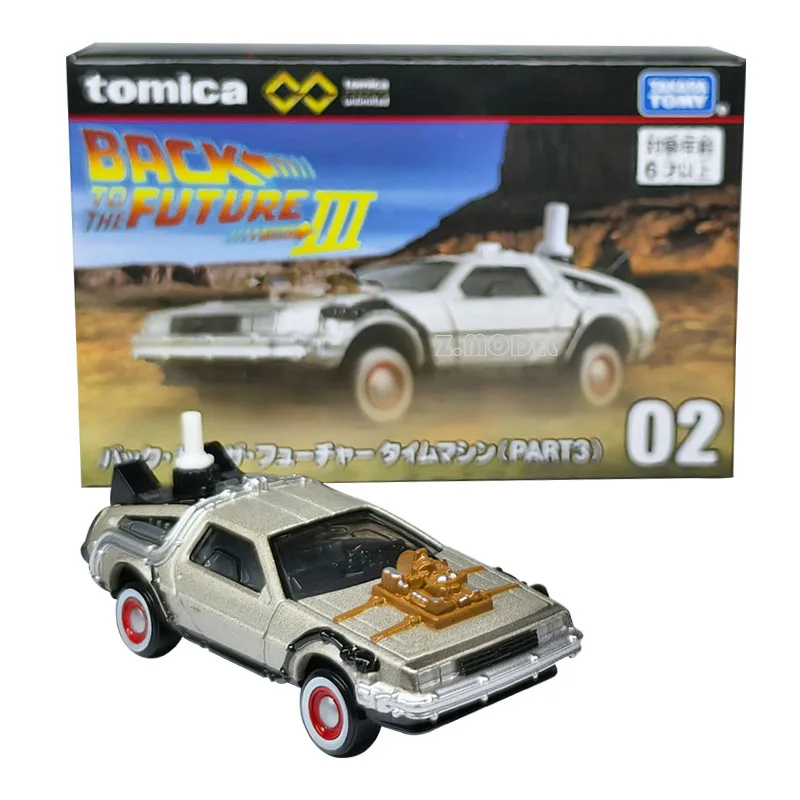 Tomica Alloy Car For Collector Simulation Holiday Gifts No. 146 Back To The Future 3 Time Car Dream141 Model Toy Car