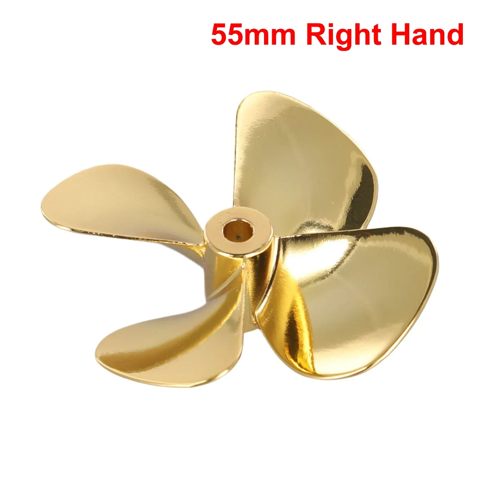 RC Boat Model Propeller 55mm/60mm Zinc Alloy Propeller 4-Blades 4mm Shaft For RC Marine ROV Right-Hand / Left-Hand Propeller Par