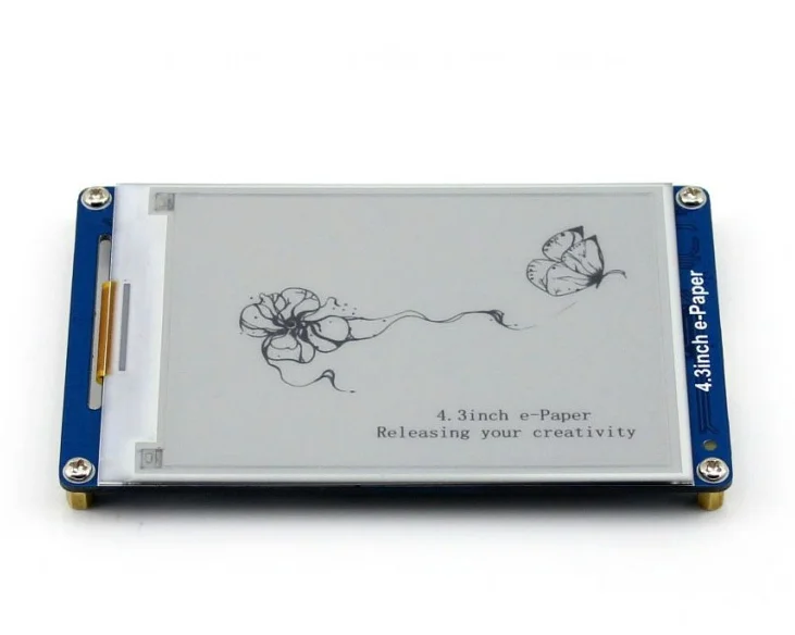 Waveshare 4.3inch e-Paper UART Module,800X600