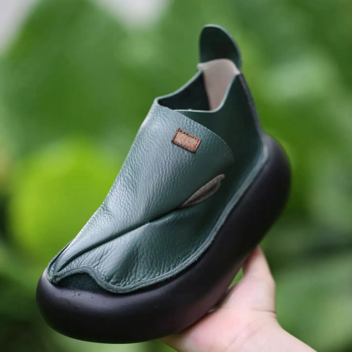 

Women's Oxford Shoes Spring 2026 Fashion Round-Toe Premium Vintage Outdoor Women's Black Social Casual Shoes