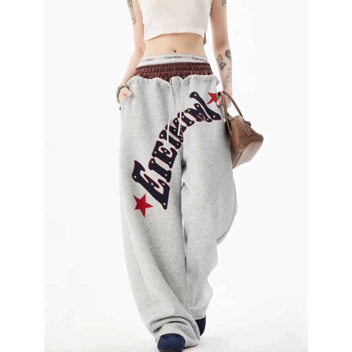 

Мужские свободные повседневные брюки: модные, струящиеся, в пол, осенне-зимние, американского стиля, широкие, удобные, с высокой талией