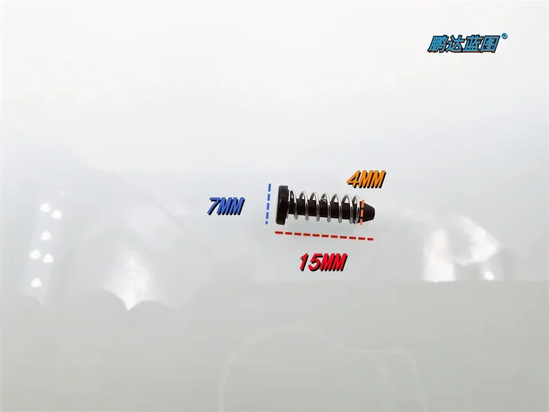 Round head rubber nails, fan fixing rivets, heat sink fasteners, north-south bridge, spring plastic nails