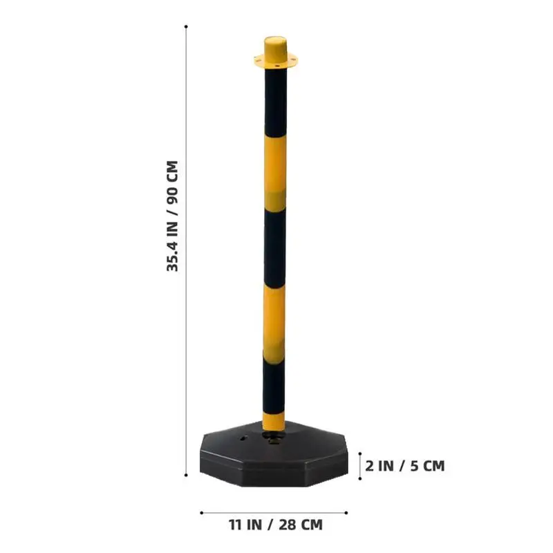 Pila de advertencia de tráfico, señal de cruce reflectante, pila de tráfico, barreras de seguridad ajustables, columna de advertencia para vehículos de construcción