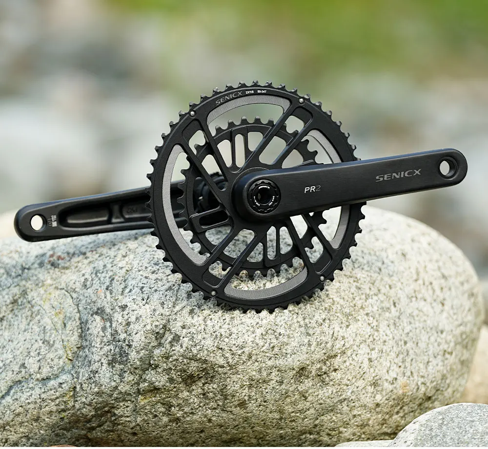Senicx Kurbel Rennrad pr2 Kurbel garnitur 165/170/172/175/mm 46-30t 50-34t 52-36t Kettenblatt für Faltrad 10/Geschwindigkeit neu – Detail 1