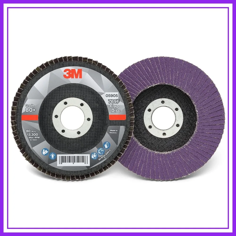 

Ceramic Flap Disc 4-1/2 x 7/8 in 80+ Grit for Grinding & Finishing Carbon Steel Stainless Steel