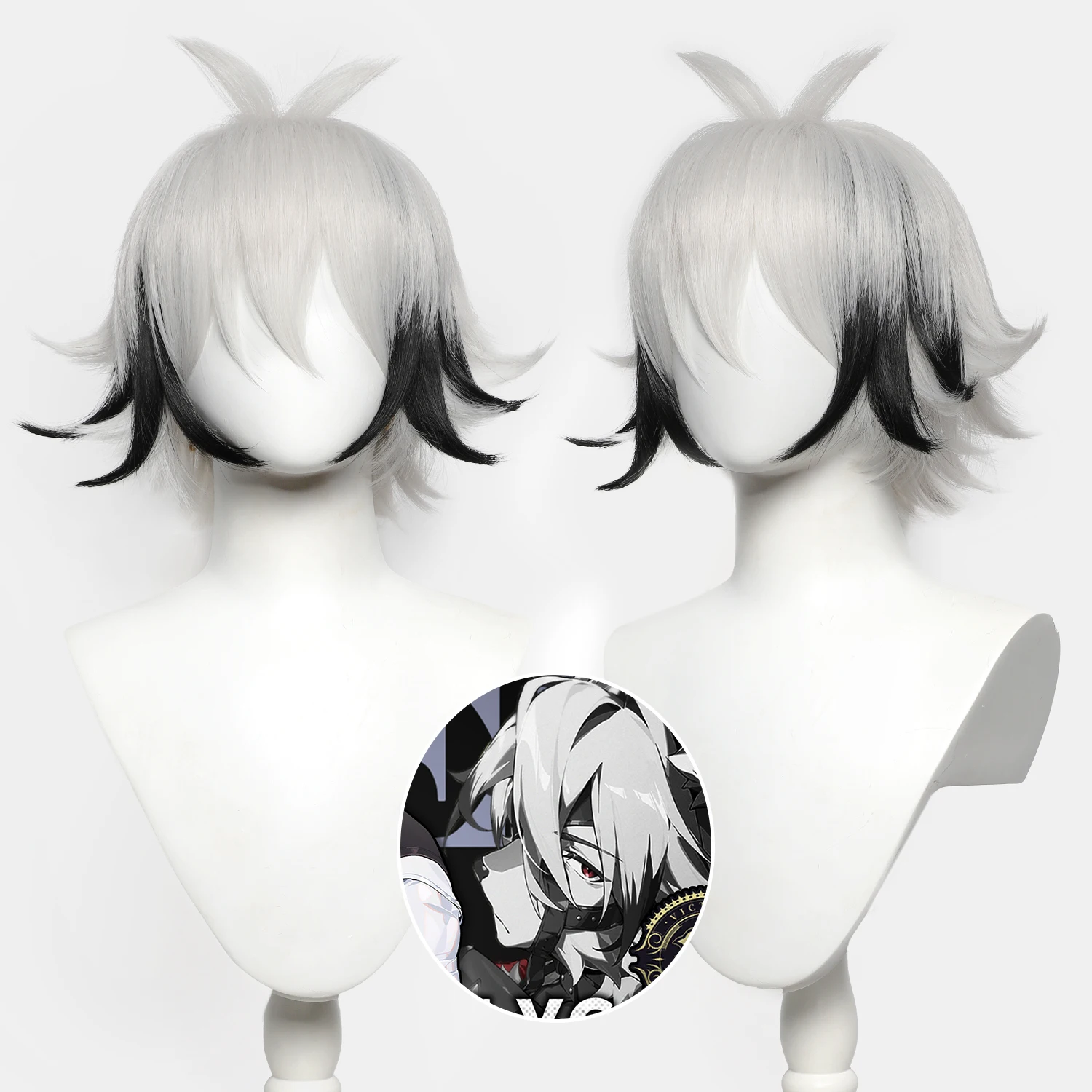 Anime Wig Von Lycaon Cosplay Wigs Zenless Zone Zero Game Roleplay Wig Synthetic Wig Anime Party Masquerade Carnival Cospaly