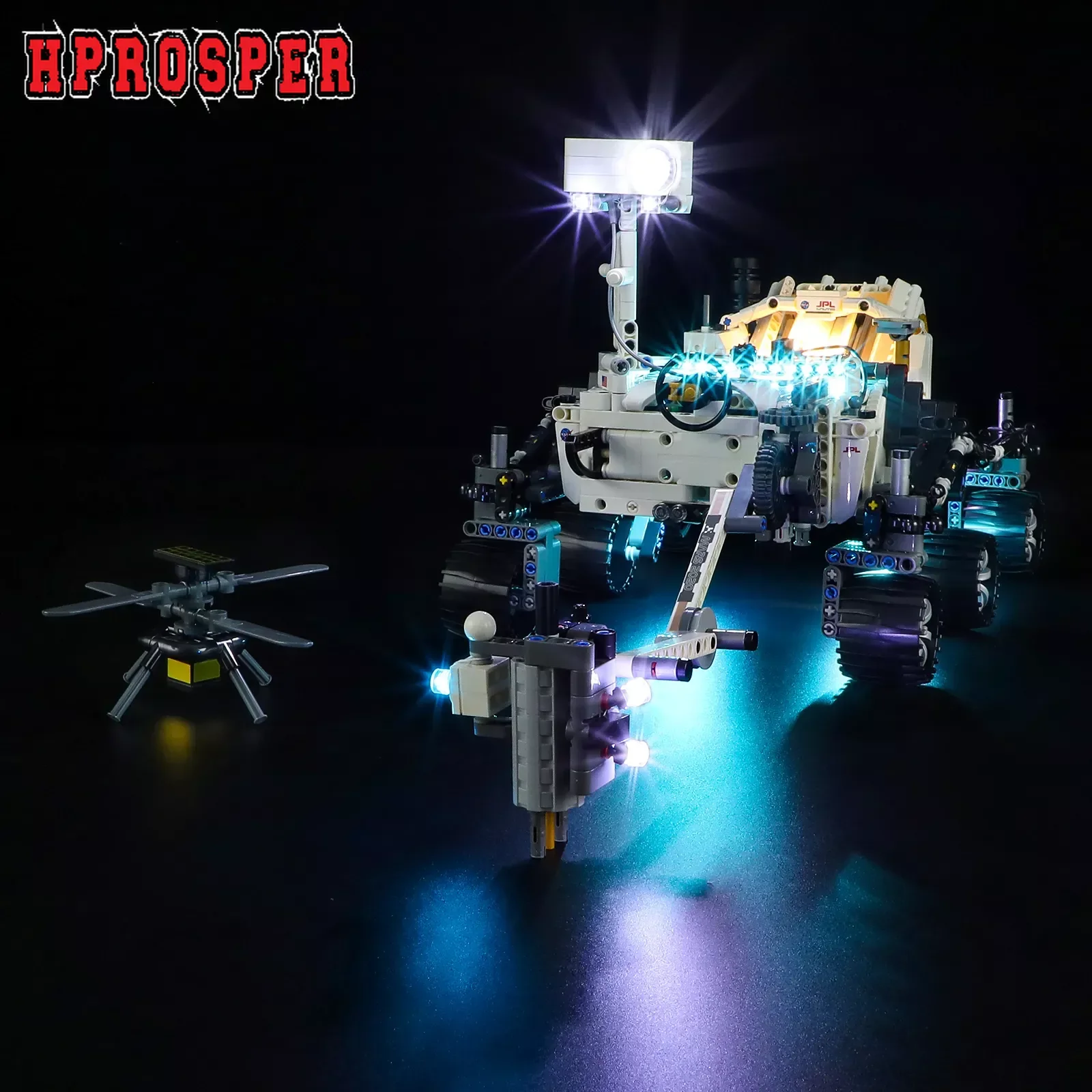 

Hprosper 5V LED Lights for Technic NASA Mars Rover Perseverance 42158 Decorative Lamp (Not Include Lego Building Blocks Set)