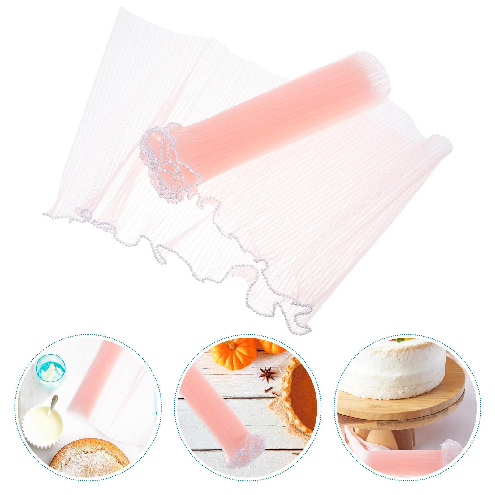 

4 шт., сетчатая бумага для упаковки цветов, розовый нежный волнистый узор, романтический оттенок, цветочный букет, упаковочная бумага, обертывания свежих цветов