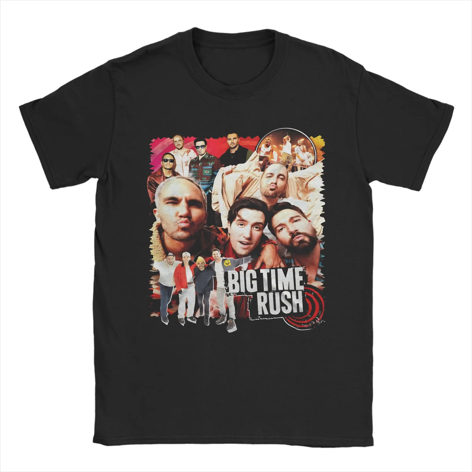 

Men Women Graphic Print Big Time Rush Band In Real Life Worldwide Tour T Shirt Tee Cotton T-shirts Clothes