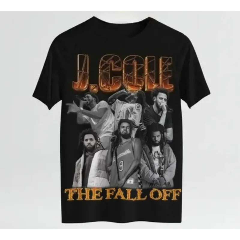 J Cole Merch 2026 Unisex T-shirt Men Short Sleeve Tops fashion Tee Clothes Causal Y2K Tops