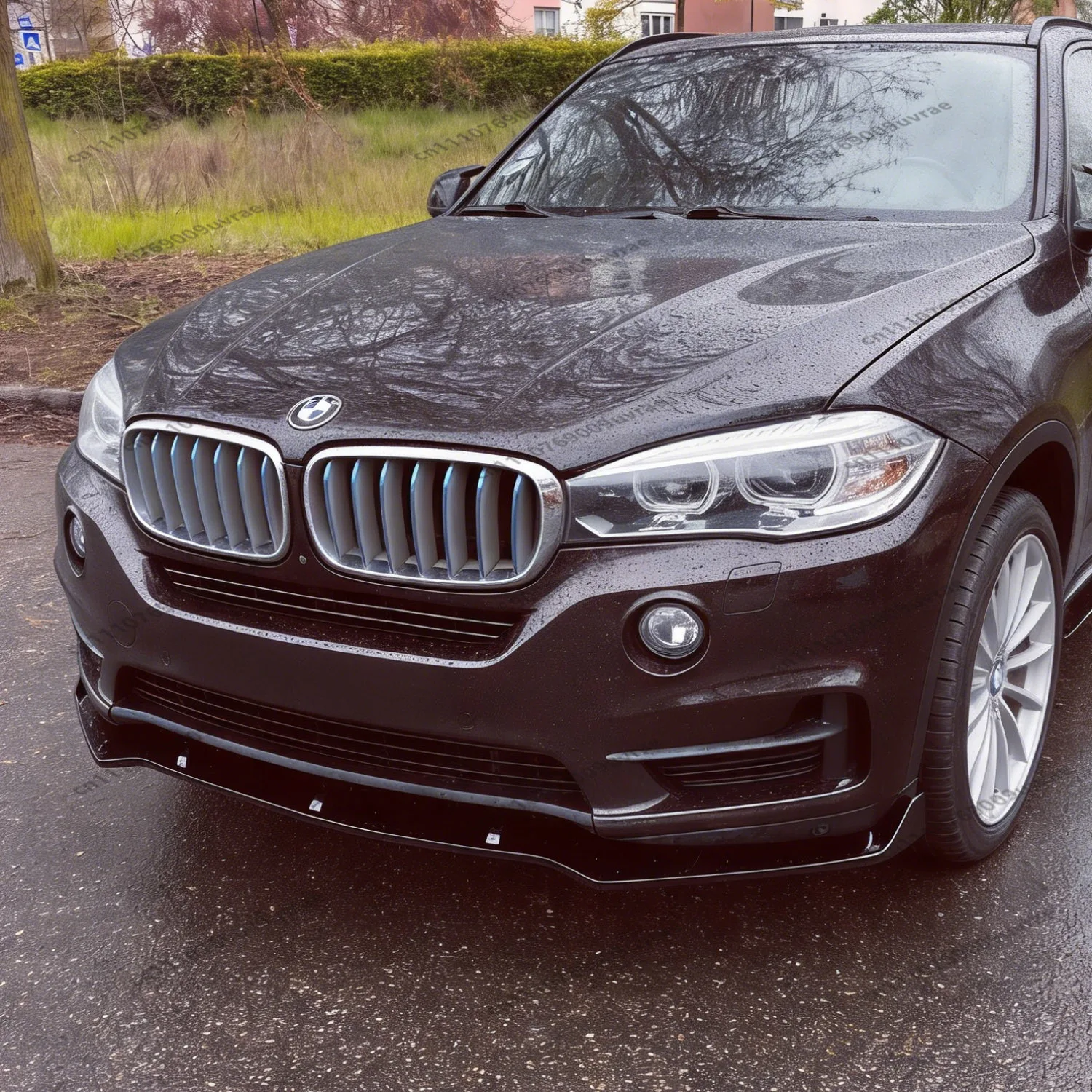 

For BMW X5 F15 30d 35i 40i 40d 50i X-line No M Pack 2013-2018 Front Bumper Lip Spoiler Splitters Diffuser Canards Bodykits