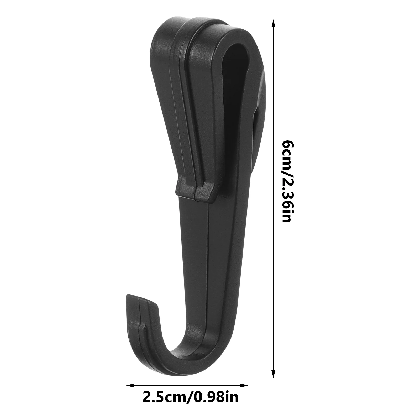 12 قطعة مشبك المصباح للسلامة، مشبك هاردهات خفيف الوزن للعمل، خطاف للمصابيح الأمامية للاستخدام الخارجي، خطاف للمصابيح الأمامية للعمل