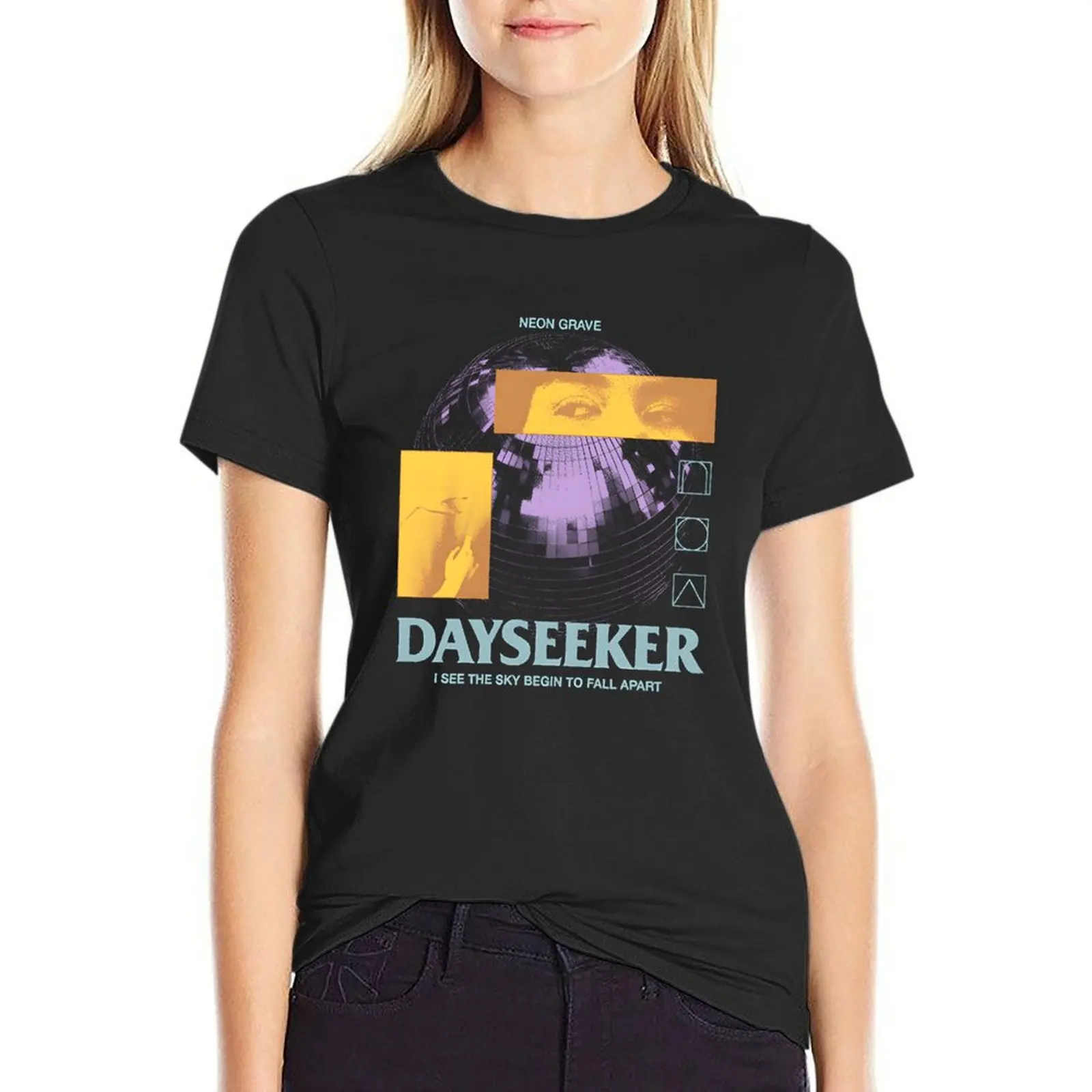 

Dayseeker - Neon Grave T-Shirt animal print shirt for girls graphics white t shirts for Women