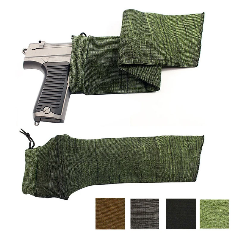 

Storage Gun Sleeve Shooting Tactical Equipment Knitting Airsoft Gun Hunting Protective Bag Short Gun 15 inch Gun pouch