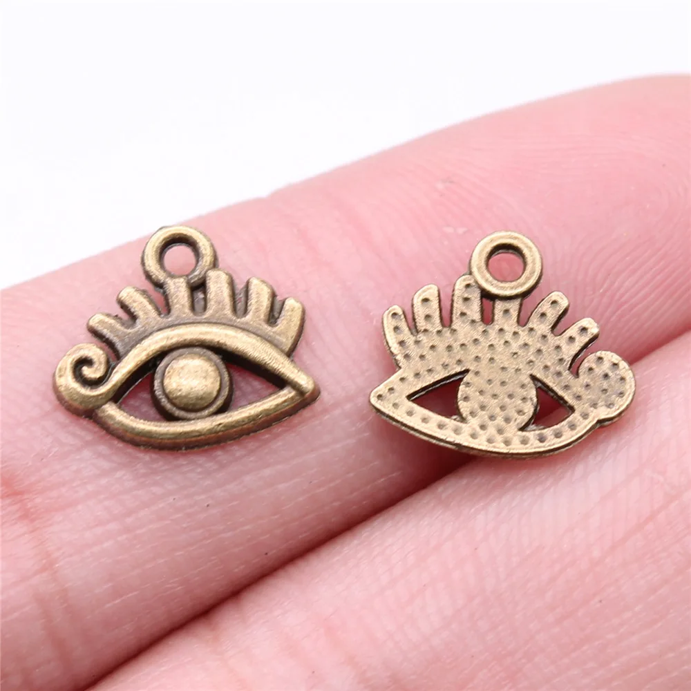 20pcs Witch Evil Eye Charms, DIY Jewelry Making