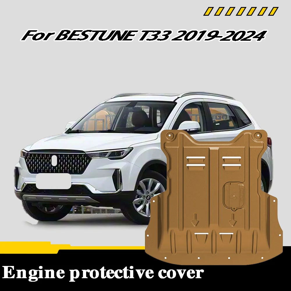 Vehicle - Specific Splash - Proof Durable Sturdy Engine Undercover And Lower Mudguard For BESTUNE T33 2019-2024 1.6L