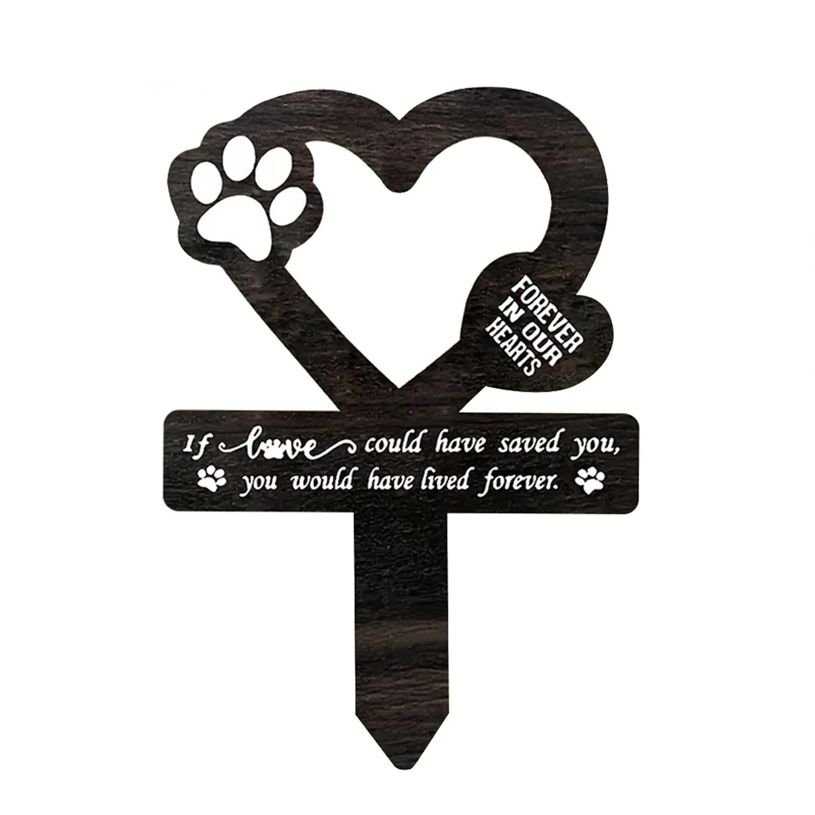 علامة قبر كلب ، ديكور ساحة تذكاري ، فقدان الحيوانات الأليفة ، لوحات خارجية ، ذكرى تذكارية ، ذكرى حديقة ، تعاطف مخلب #5