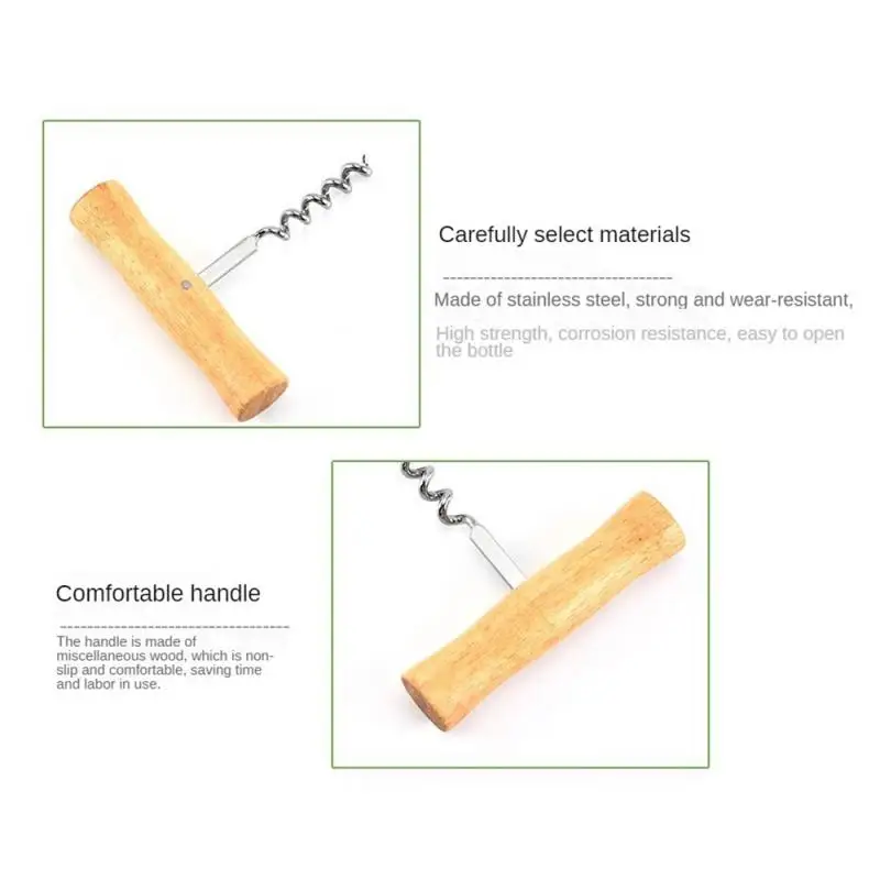 Wine Opener Stainless Steel Red Wine Opener Portable Metal Sommeliers Corkscrew Bottle Openers Corkscrews Wine Cork Remover