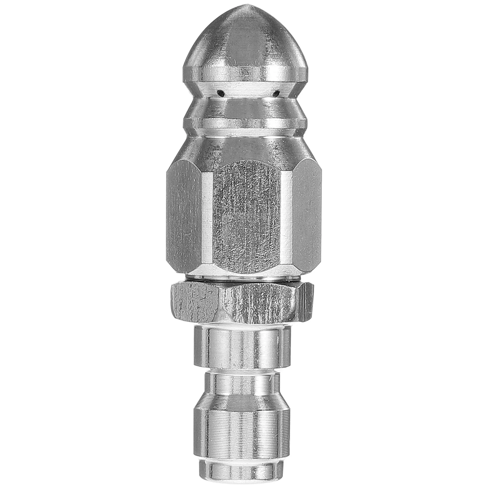 الفولاذ المقاوم للصدأ فوهة الضغط العالي حجم صغير سهلة التركيب أجزاء آلة التنظيف رأس البخاخ لأداة تنظيف استنزاف المجاري #5