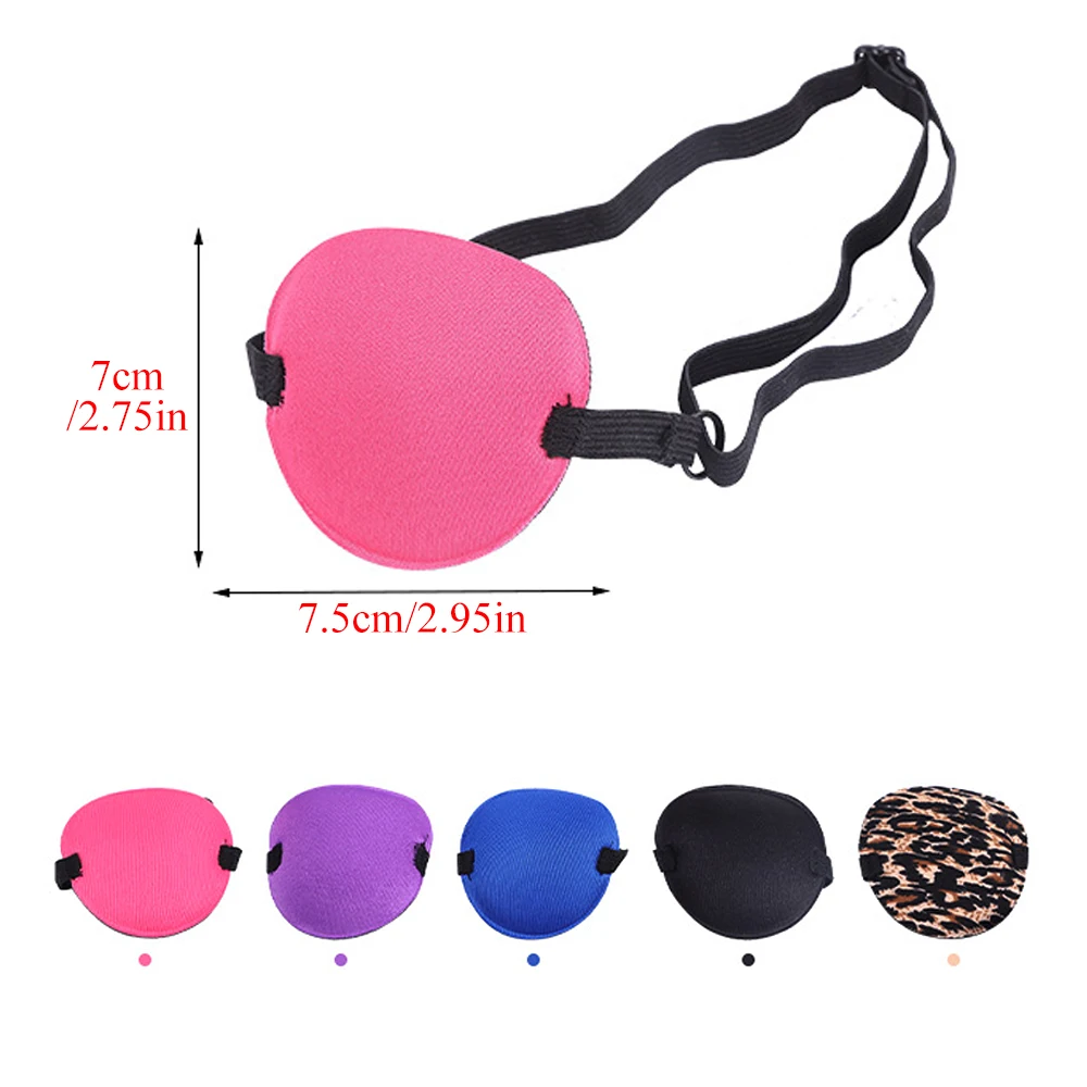 1Pcs Eye Patch Single Eye Mask Various Elastic Eye Patch Strabismus Adjustable Eye Patch Lazy Eye Patches with Buckle Adult Kid