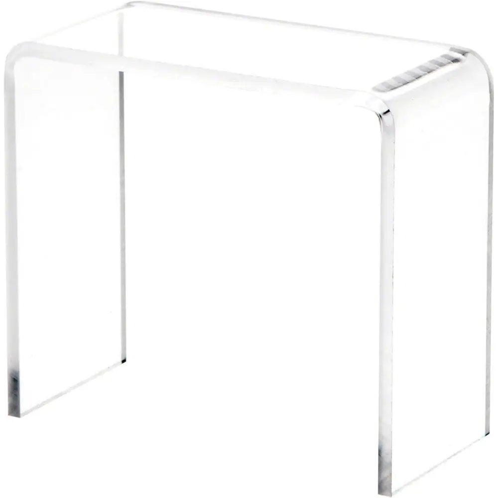 

3 High Clear Acrylic Rectangular Display Stand, 12-Pack