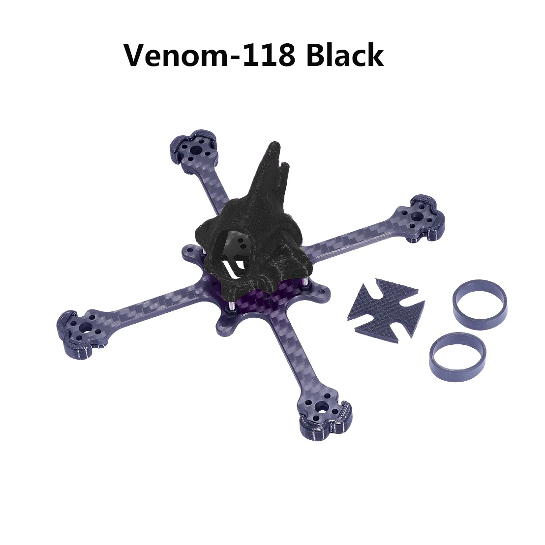 FEICHAO Venom-118 venom-114 3 Zoll 75mm Frame Kit Propeller für bürstenloser Motor fpv rc Racing Zahnstocher Drohne 4
