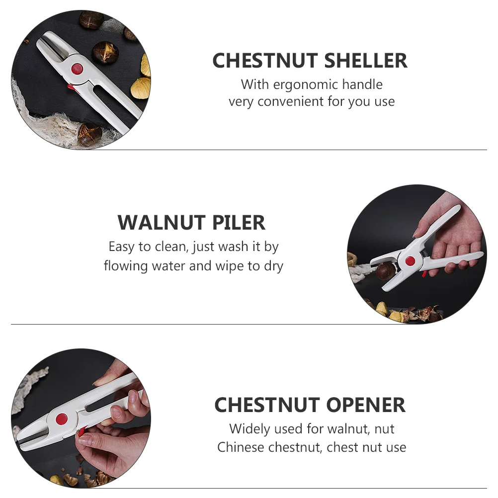 

Walnut Shells Chestnut Peeler Chestnuts Shelling Stainless Steel Nutcracker Plier Tool